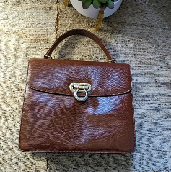 Vintage Salvatore Ferragamo Lizard Bag